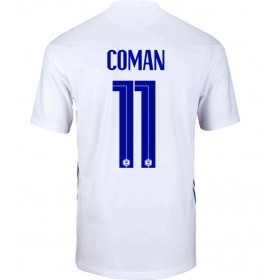 Camisolas de futebol França Kingsley Coman 11 Equipamento Alternativa EURO 2020 Manga Curta
